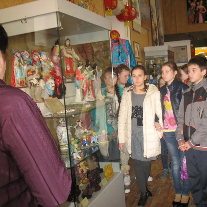 поездка объединения «Школа юного аниматора»  в историко-краеведческий музей станицы Брюховецкой