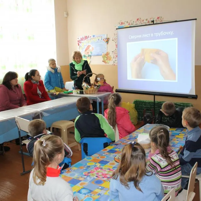 Открытое занятие "Поделки из природных материалов"