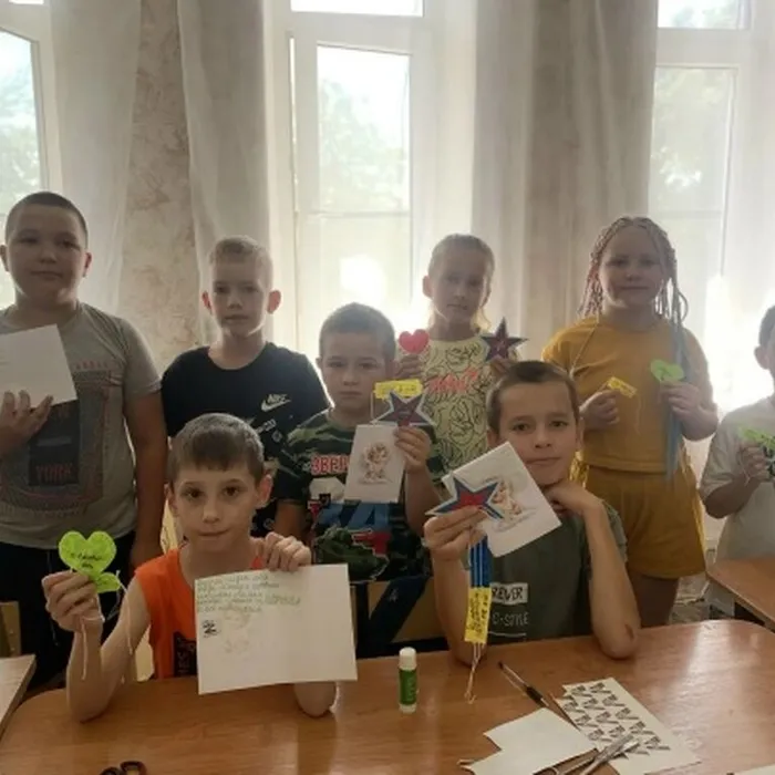 Тепло детских сердец — нашим защитникам