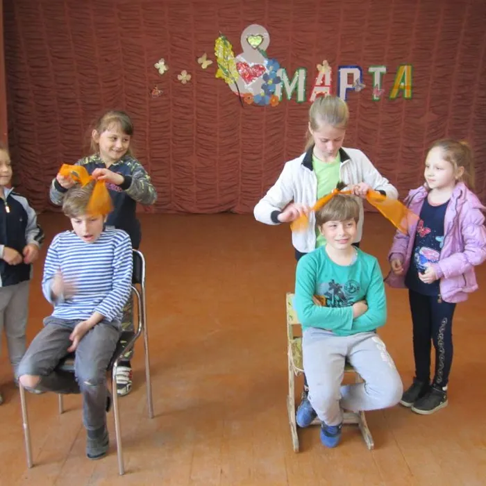 Мамины помощники.